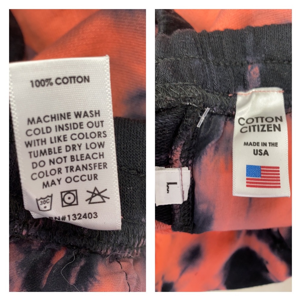 COTTON CITIZEN MILAN ZIP JOGGER Hibiscus Tie-Dye - Picture 9 of 14